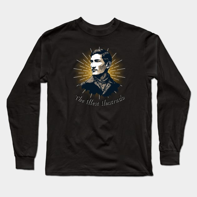 Jose Rizal Ilustrado Long Sleeve T-Shirt by Moonwing